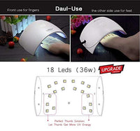 Gel Nail Polish UV LED Light Starter Kit - 6 Nude Colors Base Top Coat with Essentials