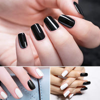 Vishine Gelpolish Professional Manicure Salon UV LED Soak Off Gel Nail Polish Varnish Color Black(1348)
